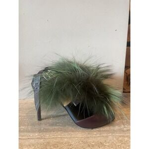 Fendi Fur open toe sandals